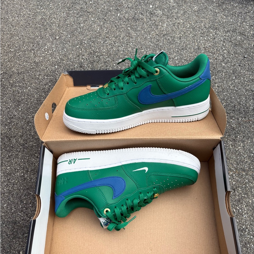 Green and Blue Sneakers